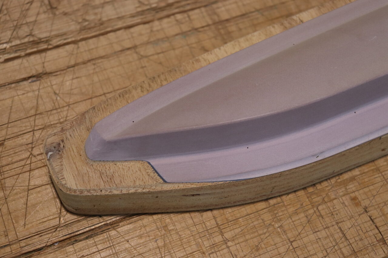 Image showing the production of resin molds for vacuum forming, featuring the use of chemical wood and complex shapes.