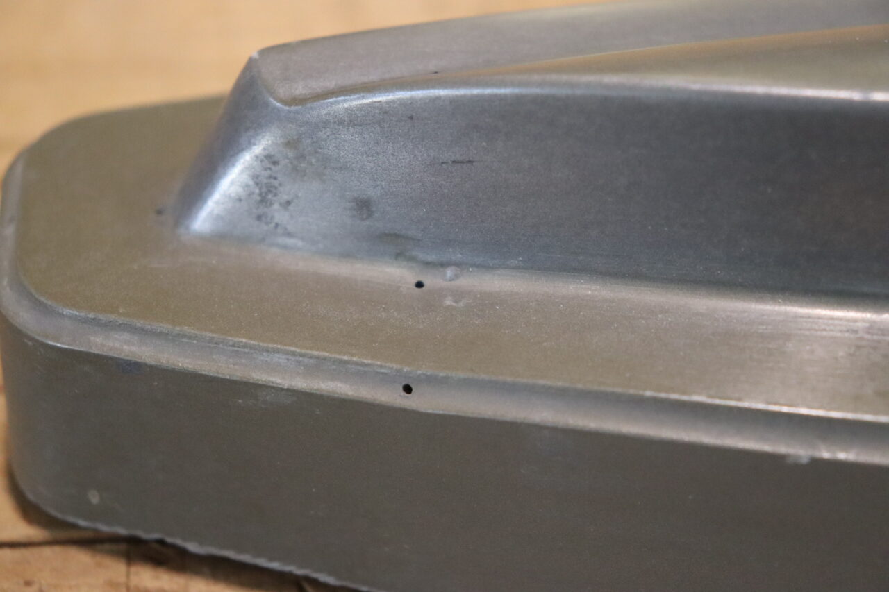 Example of a resin mold for vacuum forming with complex shape