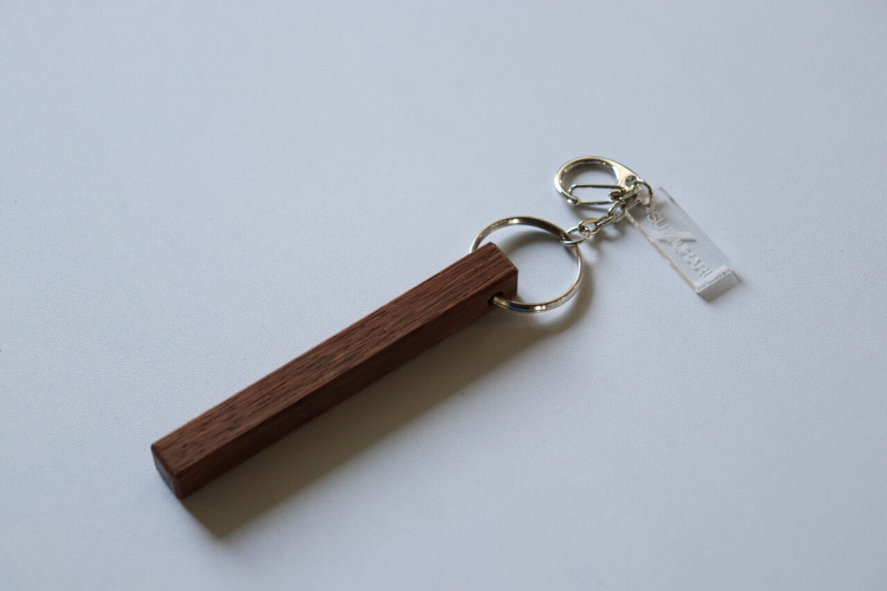 Promotional product key chain wooden finished product1