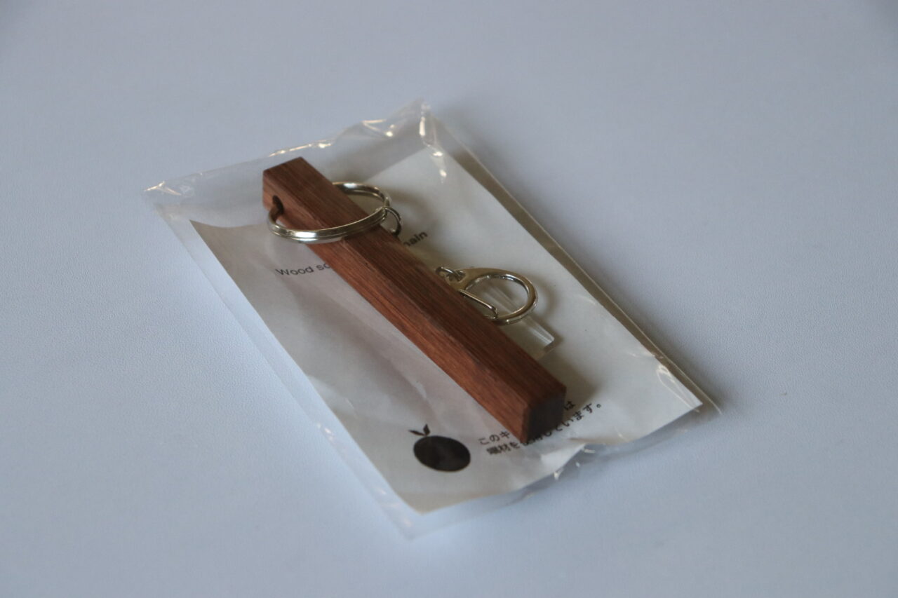 Promotional product key chain wooden finished product2