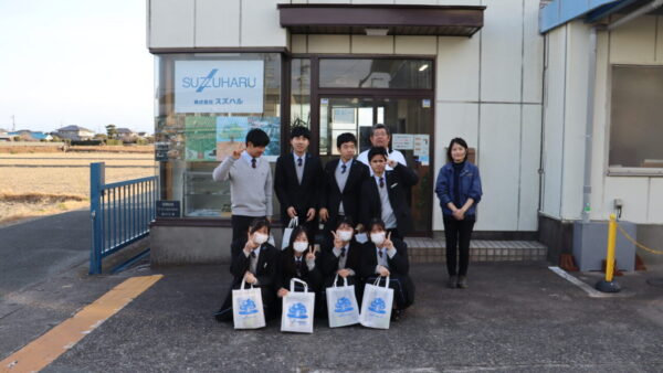 エネジン×湖北高校生　スズハル工場見学、インタビュー