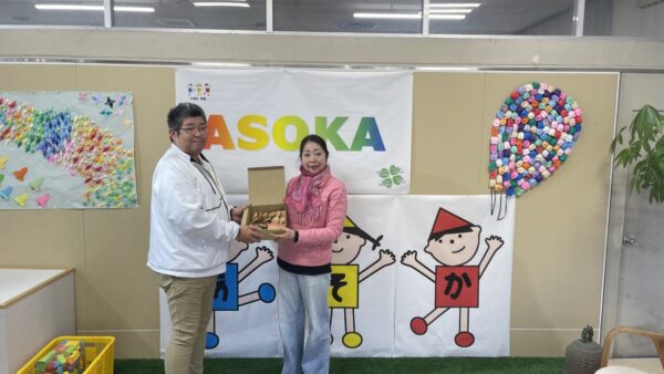 あそか学園様へカスタネット寄贈