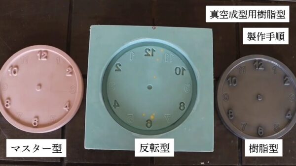 マスター型、反転型、樹脂型