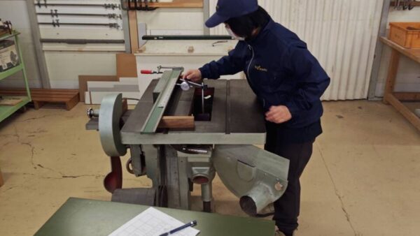 機械木工検定　４名受講／取得